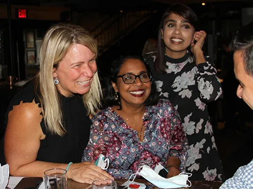 Simi, Erica and Rachna together at Empire in 2021